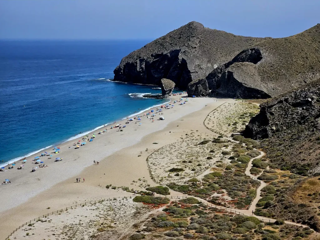 Playa de los Muertos beach in Almería, Spain