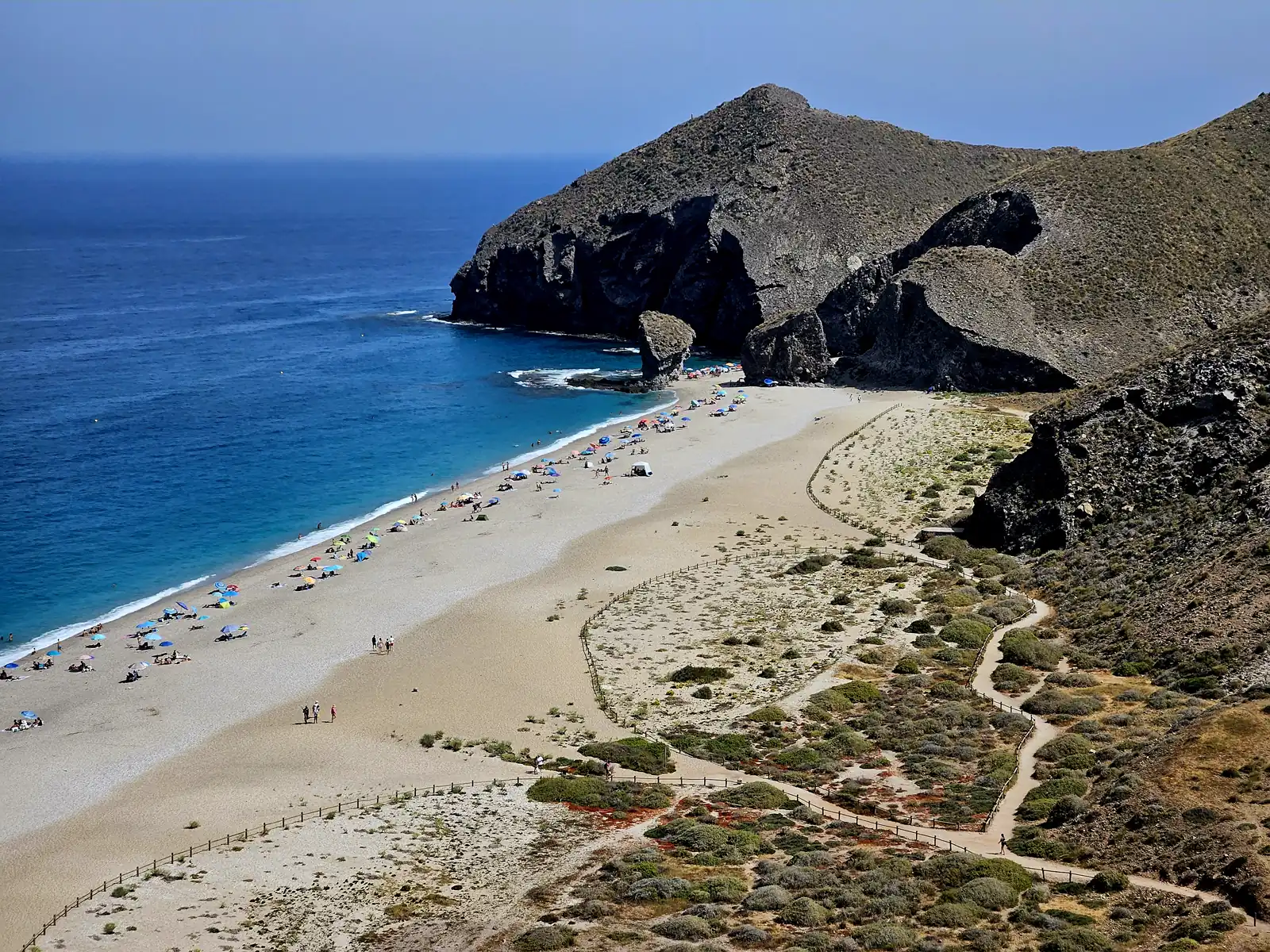 Playa de los Muertos beach in Almería, Spain